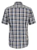 CASAMODA Hemd - Regular fit - in Blau/ Braun