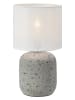 Marksljöd Tischleuchte "Montagna" in Grau/ Weiß - (H)33 x  Ø 18 cm