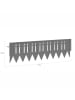 Inkazen 10er-Set: Beet-Bordüren in Grau - (B)50 x (H)13,6 x (T)5,5 cm