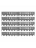 Inkazen 10-delige set: borderranden grijs - (B)50 x (H)13,6 x (D)5,5 cm