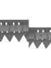 Inkazen 10-delige set: borderranden grijs - (B)50 x (H)13,6 x (D)5,5 cm