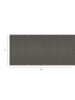 Inkazen Privacyscherm grijs - (B)1000 x (H)100 cm, 90 gr/m²