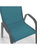 Inkazen 6er-Set: Gartenstühle in Blau - (B)51,5 x (H)84 x (T)68 cm