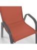 Inkazen 6er-Set: Gartenstühle in Terracotta - (B)51,5 x (H)84 x (T)68 cm