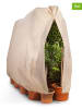 Inkazen 2er-Set: Pflanzen-Winterschutzhüllen in Beige - (B)200 x (H)240 cm