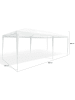 Inkazen Paviljoen wit - (B)600 x (H)250 x (D)300 cm
