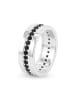 Uomo Silber-Ring mit Edelsteinen