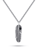 Uomo Silber-Anhänger mit Edelstein