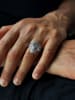 Uomo Silber-Ring mit Edelsteinen