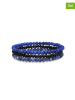 Uomo 3er-Set: Armbänder mit Edelsteinen