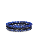 Uomo 3er-Set: Armbänder mit Edelsteinen