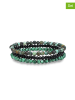 Uomo 3er-Set: Armbänder mit Edelsteinen