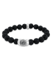 Uomo Silber-Armband mit Edelsteinen