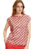 Betty Barclay Shirt in Rot/ Lila/ Weiß