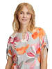 Betty Barclay Shirt in Grau/ Orange/ Pink
