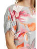 Betty Barclay Shirt in Grau/ Orange/ Pink