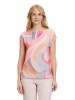 Betty Barclay Shirt in Grau/ Rosa/ Orange