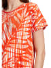 Betty Barclay Shirt in Orange/ Weiß