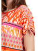 Betty Barclay Shirt in Orange/ Rosa/ Weiß