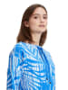 Betty Barclay Bluse in Hellblau/ Weiß
