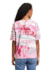 Betty Barclay Shirt wit/lichtroze/grijs