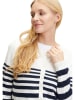 Betty Barclay Cardigan in Weiß/ Dunkelblau