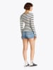 TOMMY JEANS Longsleeve zwart/wit