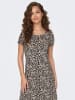ONLY Jurk "Bera" beige/zwart