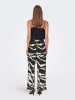 ONLY Broek "Nova" zwart/beige