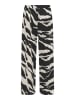 ONLY Hose "Nova" in Schwarz/ Beige