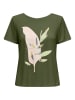 ONLY Shirt "Free Life" in Khaki