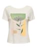 ONLY Shirt "Free Life" in Creme