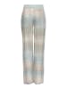 ONLY Hose "Alvira" in Hellblau/ Beige