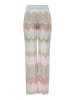 ONLY Hose "Alvira" in Rosa/ Türkis