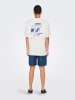 ONLY & SONS Shirt "Milo" in Weiß/ Blau