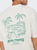 ONLY & SONS Shirt "Milo" wit/groen