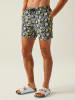 Regatta Zwemshort "Loras" donkerblauw/geel/wit