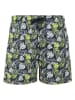 Regatta Zwemshort "Loras" donkerblauw/geel/wit