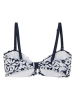 Regatta Biustonosz bikini "Aceana III" w kolorze biało-granatowym