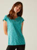 Regatta Functioneel shirt "Hyperdimension II" turquoise