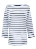 Regatta Longsleeve "Baylette II" in Weiß/ Dunkelblau