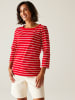 Regatta Longsleeve "Baylette II" in Rot/ Weiß