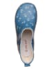 POM POM Gummistiefel "Pom pom" in Blau/ Beige
