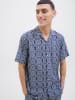 Jack & Jones Koszula w kolorze granatowo-białym