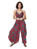 Ipanima Jumpsuit in Türkis/ Rot