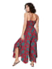 Ipanima Jumpsuit in Türkis/ Rot