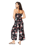 Ipanima Jumpsuit in Schwarz/ Rot/ Weiß