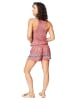Ipanima Jumpsuit in Türkis/ Rosa/ Rot