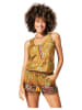 Ipanima Jumpsuit in Grün/ Orange/ Rot