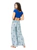 Ipanima Marlenehose in Hellblau/ Bunt